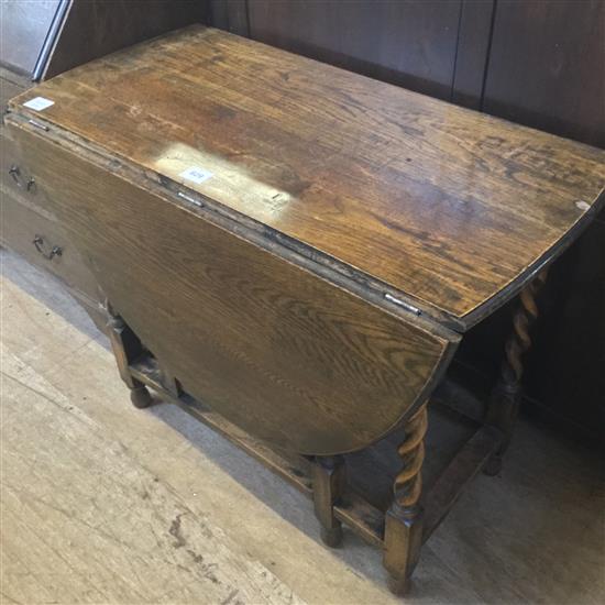 1920s oak gateleg table(-)